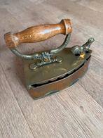 Antiek koperen strijkijzer te koop, Ophalen of Verzenden, Koper