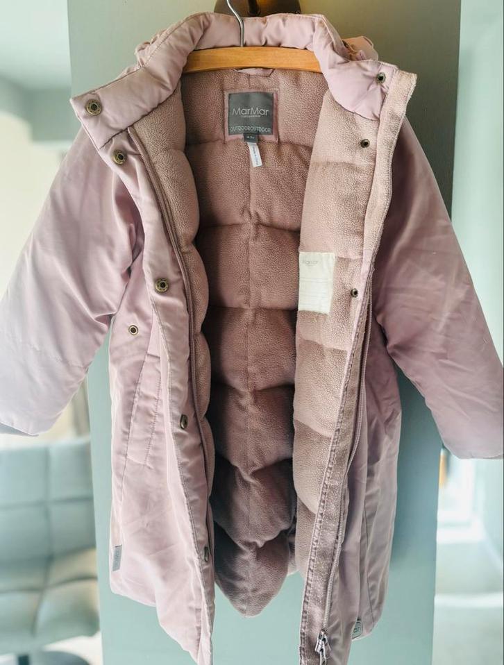 MarMar Copenhagen Winterjas 4-5 jaar, Kinderen en Baby's, Kinderkleding | Maat 122, Zo goed als nieuw, Meisje, Jas, Ophalen of Verzenden