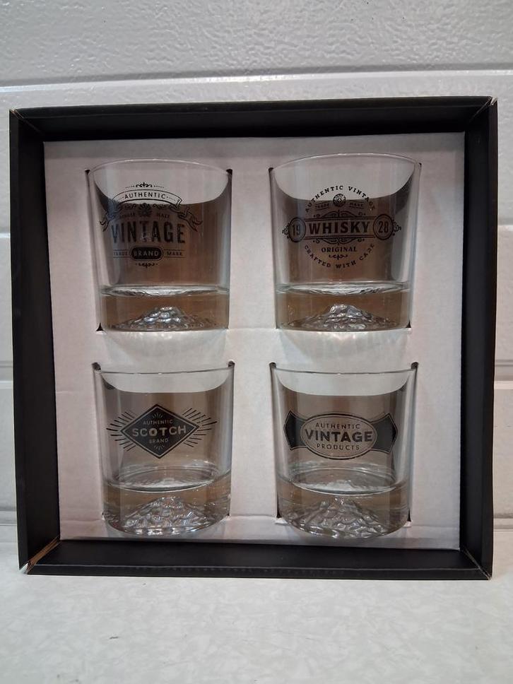 Whisky glazen, Verzamelen, Retro, Huis en Inrichting, Ophalen of Verzenden