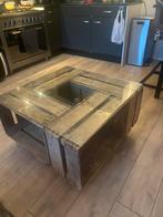 Salon tafel robust, 50 tot 100 cm, Ophalen of Verzenden, Zo goed als nieuw, Minder dan 50 cm