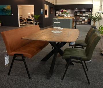 Deens ovale eettafel Zane label51 expresso mangohout 190x100 beschikbaar voor biedingen