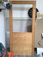 Houten deur onbehandeld 93 - 200 cm, Doe-het-zelf en Verbouw, Hout en Planken, Ophalen, Zo goed als nieuw