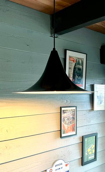 Vintage zwarte heksen hoed lamp van W.L.P leuchten beschikbaar voor biedingen