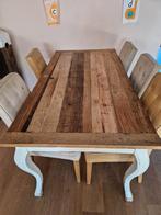 Riviera Maison driftwood eettafel, Huis en Inrichting, 50 tot 100 cm, 150 tot 200 cm, Gebruikt, Rechthoekig