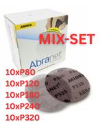 Mirka Abranet schuurschijven P80/120/180/240/320 150mm MIX, Verzenden