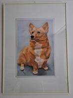 Schilderij van een Welsh Corgi, Ophalen of Verzenden