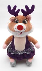 AH Rendier meisje Hamster met ballerina jurkje, Ophalen of Verzenden, Zo goed als nieuw, Overige typen