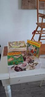 Oud spelletje , blokken puzzel en beren boekje, Antiek en Kunst, Ophalen