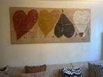 Ali Lamu schilderij MAY U LIVE ALL THE COLOR 94 X 221 CM, Antiek en Kunst, Ophalen