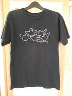 Krooked & skateboarding t-shirt - maat S - donkerblauw, Kleding | Heren, T-shirts, Maat 46 (S) of kleiner, Gedragen, Krooked, Blauw