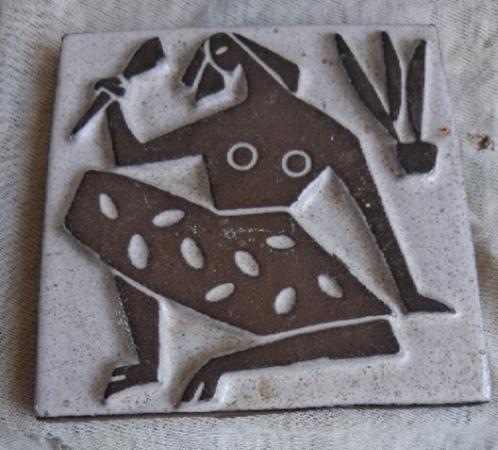 Westraven tegel Chanoir, Antiek en Kunst, Antiek | Wandborden en Tegels, Ophalen of Verzenden