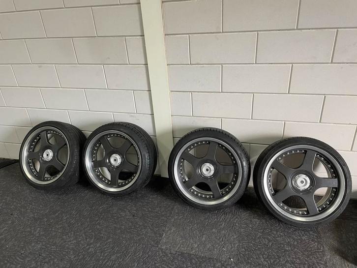 Sportvelgen 17 inch 3-delig breedset, Auto-onderdelen, Banden en Velgen, Band(en), 17 inch, Ophalen of Verzenden