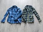 2 Vintage Lumberjack Stijl Overhemden/Shirts (Maat 140), Kinderen en Baby's, Ophalen of Verzenden, Gebruikt, Jongen, Overhemd of Blouse