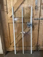 Douche klapdeuren 2x 183x 34 doorgang 80cm, Gebruikt, Overige typen, Aluminium, Ophalen