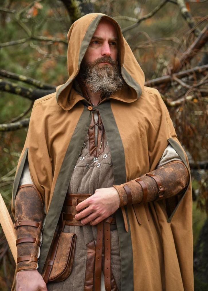 cape-mantel- kostuum-umhang-middeleeuws-viking, Hobby en Vrije tijd, Kostuums, Theaterbenodigdheden en LARP, Nieuw, Bovenkleding