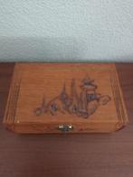 Aziatisch houten sieraden kistje, Ophalen of Verzenden