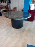 Nieuwe icatchers Elite marmeren eettafel messing inleg €395, Ophalen, Overige materialen, ., Rond