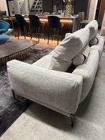 Flexform Romeo 2,5 zits bank stof cat Extra Ellise LP 11.000, 125 cm of meer, Ophalen of Verzenden, Zo goed als nieuw, Stof