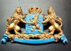 Metalen Je Maintiendrai bordje Vintage, Ophalen of Verzenden, Overige soorten, Nederland, Embleem of Badge