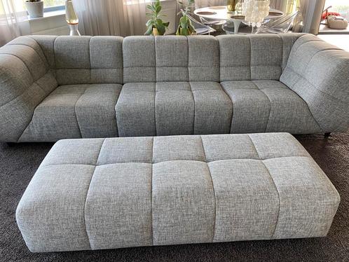 Design elementen bank van Topform, 4/5 zits in grijs, Huis en Inrichting, Banken | Voetenbanken en Poefen, Zo goed als nieuw, 75 tot 100 cm