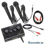 Complete karaoke mixer met echo en 2 microfoons, Nieuw, Ophalen of Verzenden, Microfoon(s)