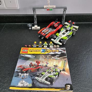 Lego Racers Wreckage Road #8898 - Compleet, Handleiding beschikbaar voor biedingen