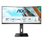 AOC CU34P2A - QHD Curved Ultrawide Monitor - 34 Inch - NEW, Computers en Software, Monitoren, Ruilrijk, Zo goed als nieuw, Info@ruilrijk.nl
