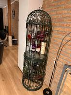 Metalen drankenkastje in vogelkooi-stijl, Ophalen, Met plank(en), Minder dan 50 cm, Zo goed als nieuw