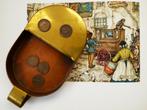 Koperen centenbakje / mansbakje met centen, Antiek en Kunst, Antiek | Koper en Brons, Ophalen of Verzenden, Koper