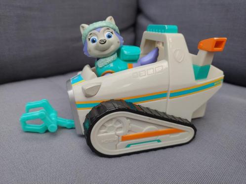 Everest Paw Patrol met voertuig / auto / sneeuwschuiver, Kinderen en Baby's, Speelgoed | Actiefiguren, Gebruikt, Ophalen of Verzenden