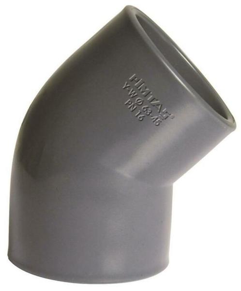 pvc koppelstukken, 20 tot 125mm levering uit voorraad, Doe-het-zelf en Verbouw, Buizen en Afvoer, Nieuw, Bochten, Pvc, Minder dan 2 meter