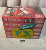 5 Nieuwe Sony FX 90 Cassettebandjes - SEALED, 2 t/m 25 bandjes, Ophalen of Verzenden, Onbespeeld, Nieuw in verpakking