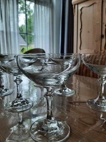 SCHOTT ZWIESEL - 6  KRISTALLEN CHAMPAGNE COUPE ,S beschikbaar voor biedingen