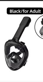 Zwarte Duikbril - Duikmasker - Snorkel - Anti lekken, Ophalen, Nieuw, Snorkelmasker