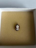 14k gouden camee hanger, Verzenden, Zo goed als nieuw, Goud