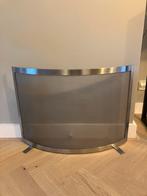 Haardscherm B70/H50 cm RVS, Huis en Inrichting, Ophalen