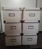 6 leuke, stevige opbergboxen, Ophalen, 1 of 2 laden, 50 tot 100 cm, Minder dan 100 cm