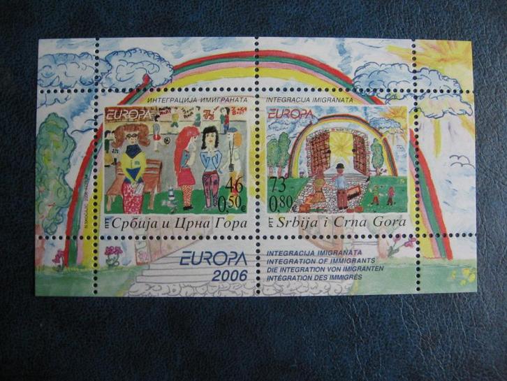 CEPT-Europa, blokje, JOEGOSLAVIE, 2006, postfris, Postzegels en Munten, Postzegels | Thematische zegels, Postfris, Overige thema's