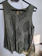 Okergroen mooi zomer blouse,/shirt, Kleding | Dames, Ophalen of Verzenden, Zo goed als nieuw, Zonder mouw
