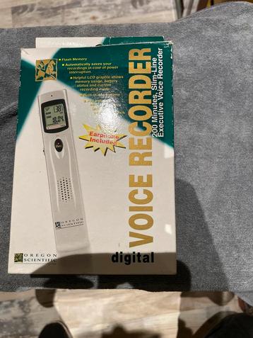 Oregon Scientific VR368 Voice Recorder beschikbaar voor biedingen
