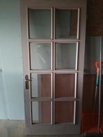 Stompe deur met glas, Ophalen, Glas, Binnendeur, 200 tot 215 cm