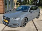 Audi A3 1.4 Tfsi 204pk E-tron S Tronic 2016 Nardo Grey, Auto's, Audi, Zwart, 4 cilinders, Leder en Stof, USB