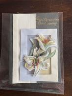 Nieuwe zelfgemaakte condoleance kaart 3D, Ophalen of Verzenden, Nieuw, Overige thema's