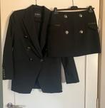 2 delige zwarte set. JoshV, Josh V blazer en rokje in S, Kostuum of Pak, Zwart, Ophalen of Verzenden, Zo goed als nieuw