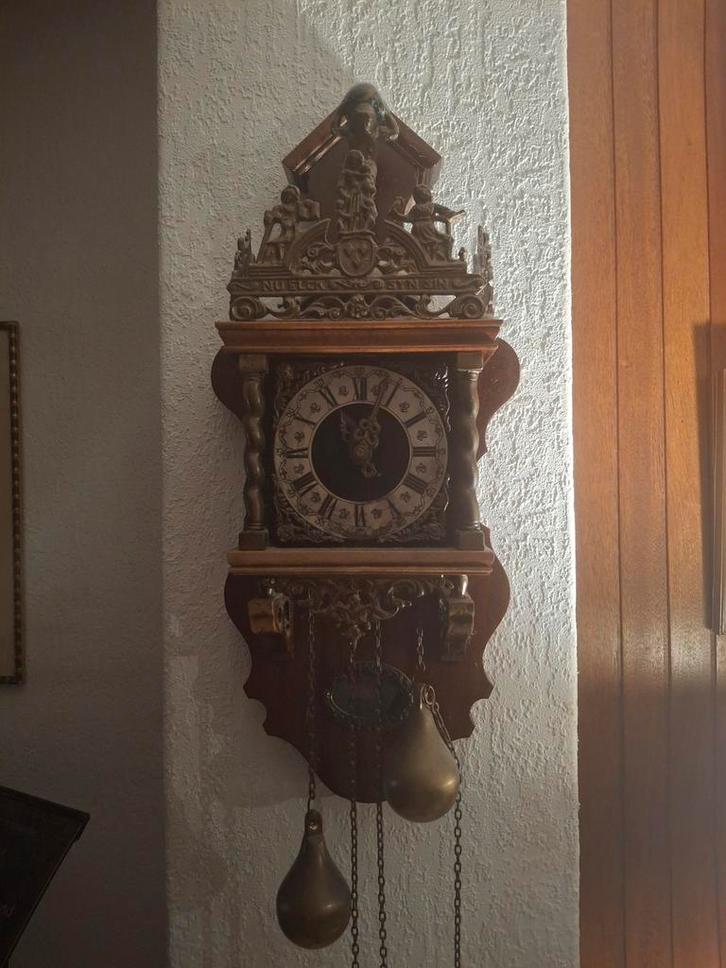 Antieke Friese Stoelklok, Antiek en Kunst, Antiek | Klokken, Ophalen of Verzenden