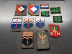 Nederland  -  indelingsemblemen  divers. KL, Ophalen of Verzenden, Landmacht, Nederland, Embleem of Badge
