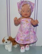 poppenkleertjes babypop born 43cm (halterjurk ), Ophalen of Verzenden, Nieuw, Babypop