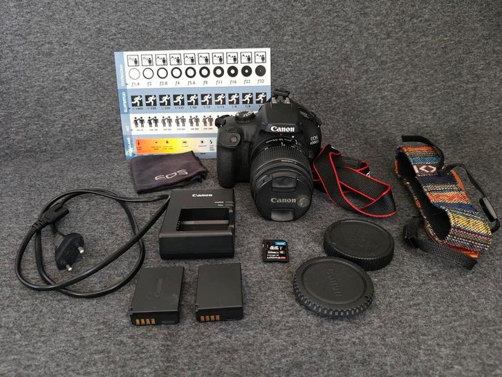 Canon EOS 4000D spiegelreflexcamera, Audio, Tv en Foto, Fotografie | Filters, Zo goed als nieuw, 50 tot 60 mm, Ophalen