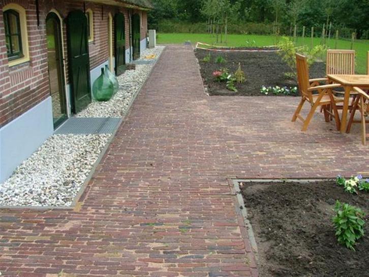 Gebakken waaltjes, vijfduimers, Tuin en Terras, Tegels en Klinkers, Zo goed als nieuw, Klinkers, Keramiek, Ophalen of Verzenden