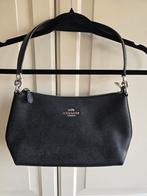 COACH leren schoudertas zwart, Sieraden, Tassen en Uiterlijk, Tassen | Schoudertassen, Ophalen of Verzenden, Zo goed als nieuw
